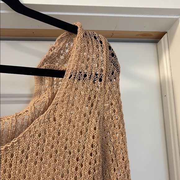 SHEIN Tan Ribbed Long Sleeve Bodycon Dress - Picture 3 of 9